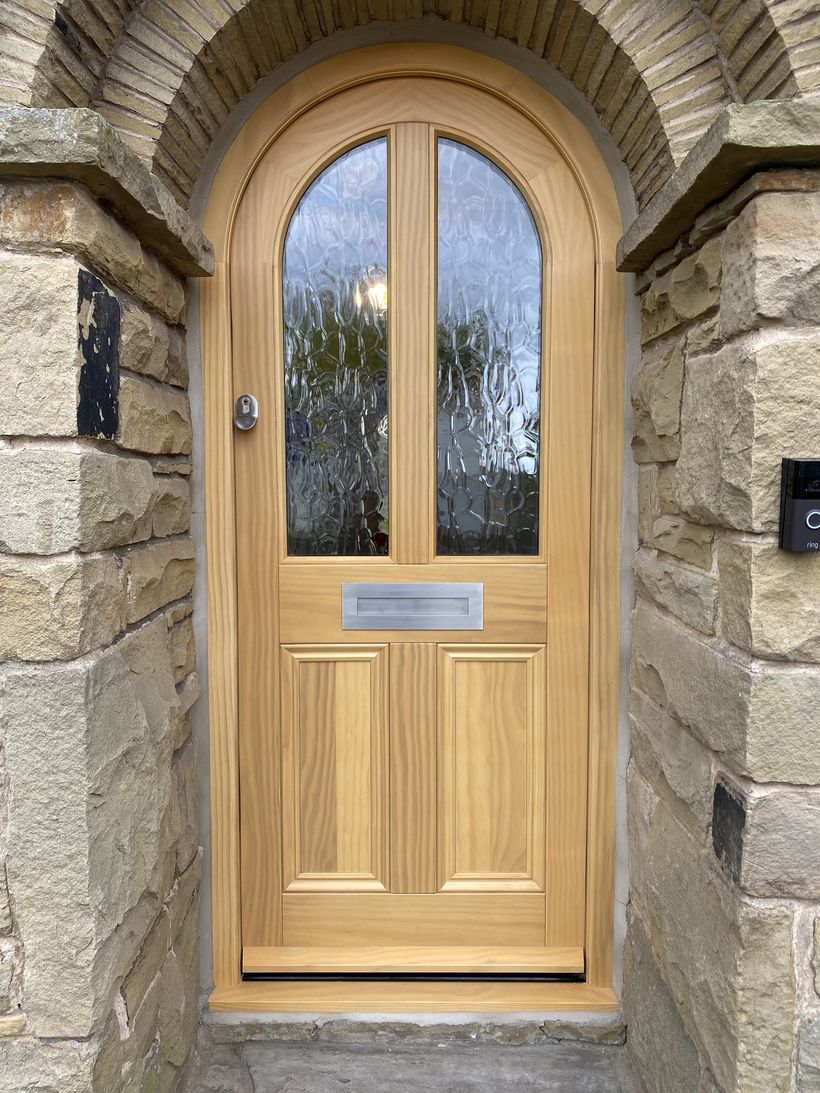 Bespoke Accoya Door, Wetherby, made by Bailey-Hague Joinery