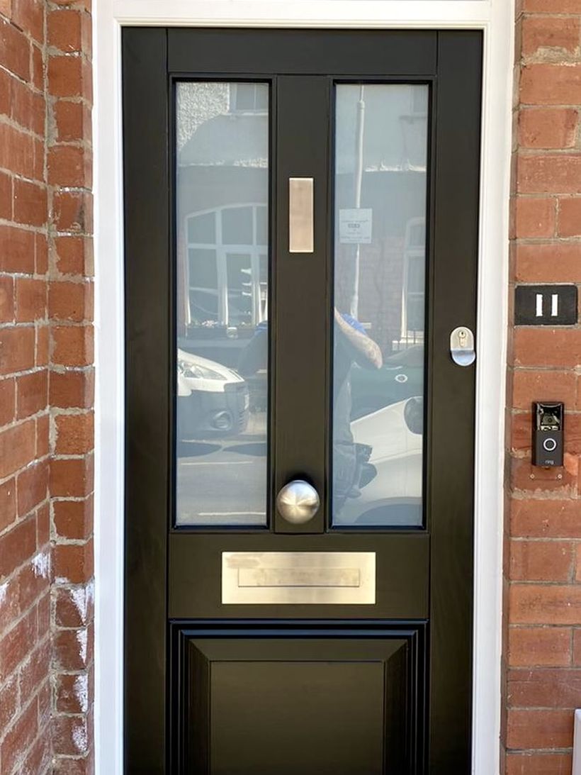 Timber Entrance Door, York, made by Bailey-Hague Joinery