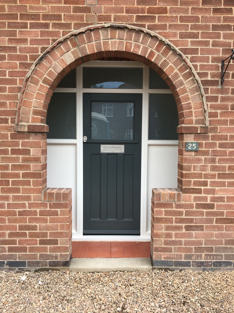 Hardwood Entrance Door, made by Bailey-Hague Joinery