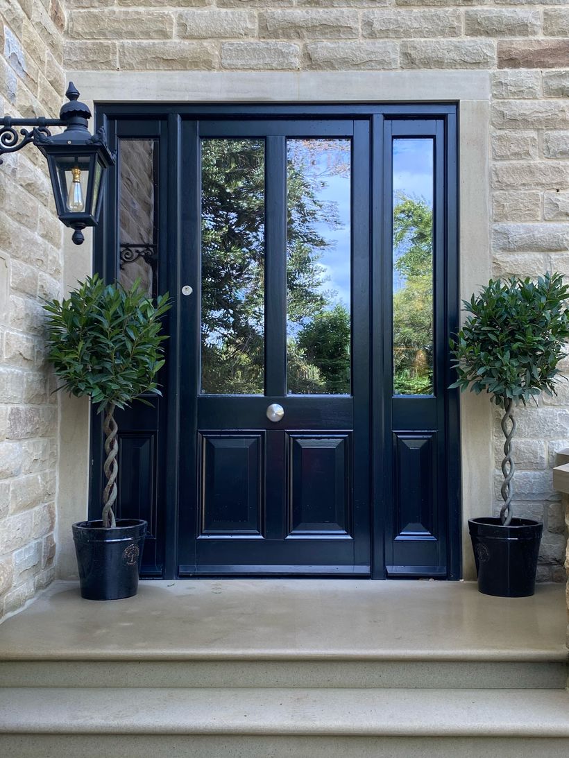 Hardwood Front Door, made by Bailey-Hague Joinery