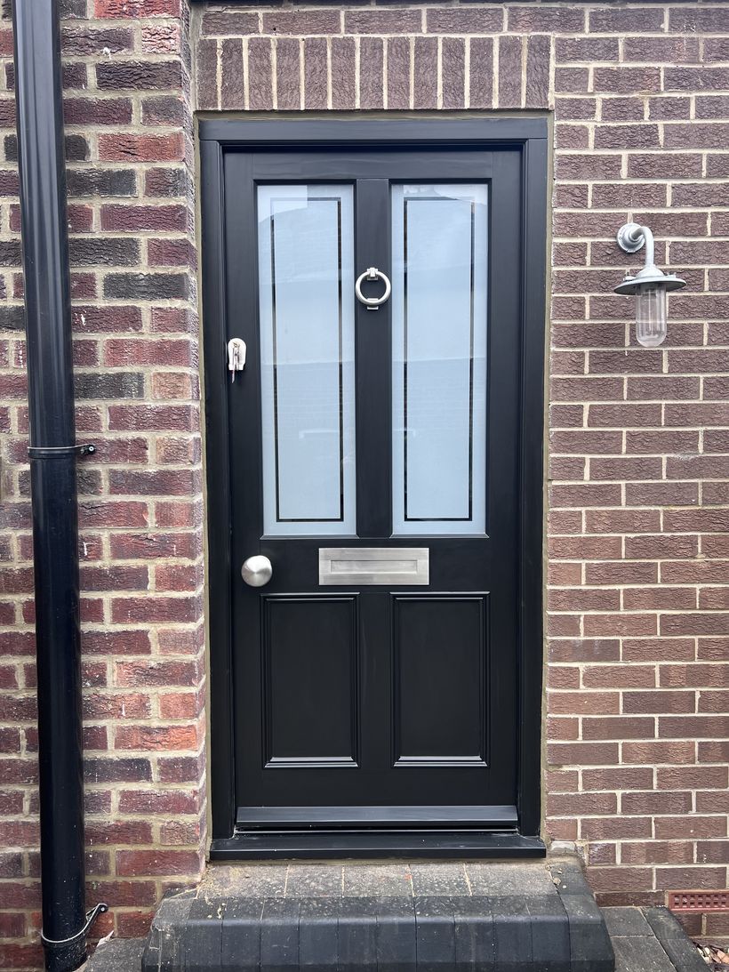Multi-Lock Wooden Door, Leeds, made by Bailey-Hague Joinery