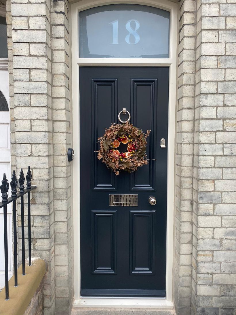 Curved-Top Wooden Door, York, made by Bailey-Hague Joinery
